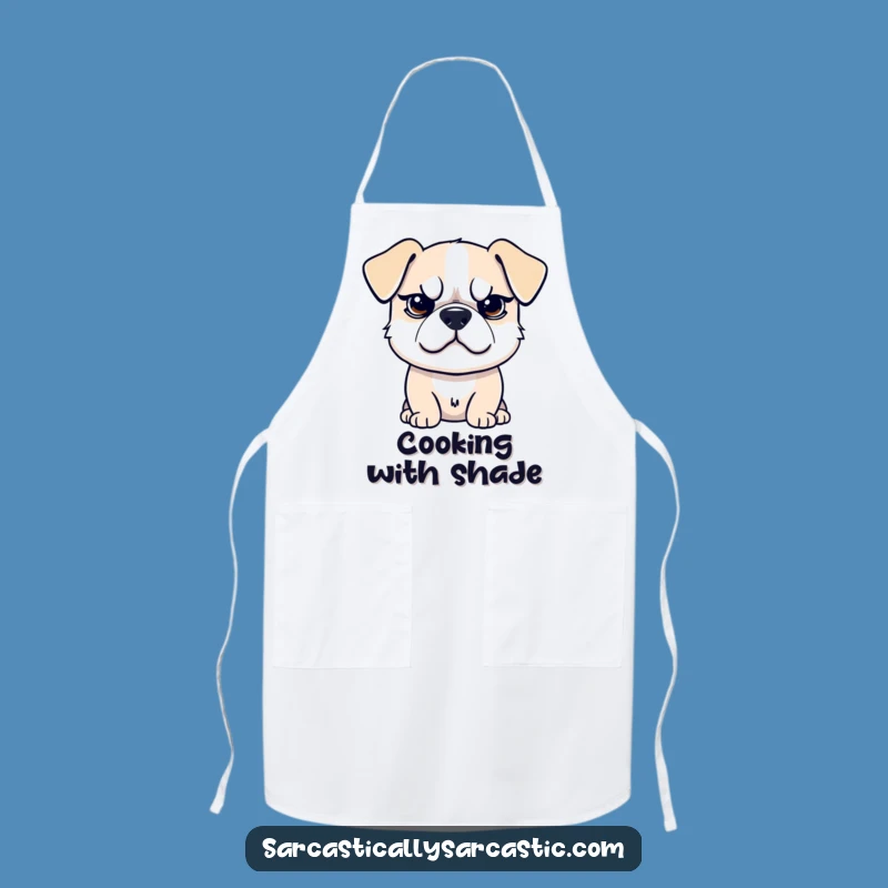 Funny Sarcastic Dog Apron - Kitchen Snark Master - Perfect Funny Gift