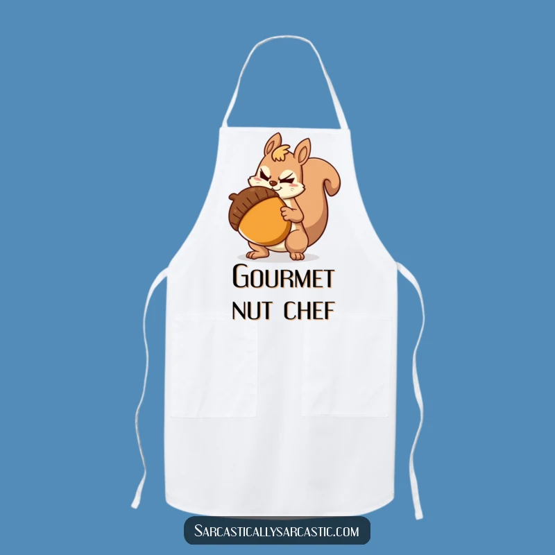 Funny Sarcastic Squirrel Apron: Hilarious Kitchen Wear for Sassy Cooks