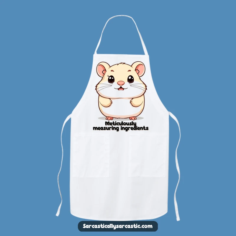 Funny Hamster Smirk Apron: Cook with Cute Cunning - A Hilarious Chef's Funny Gift