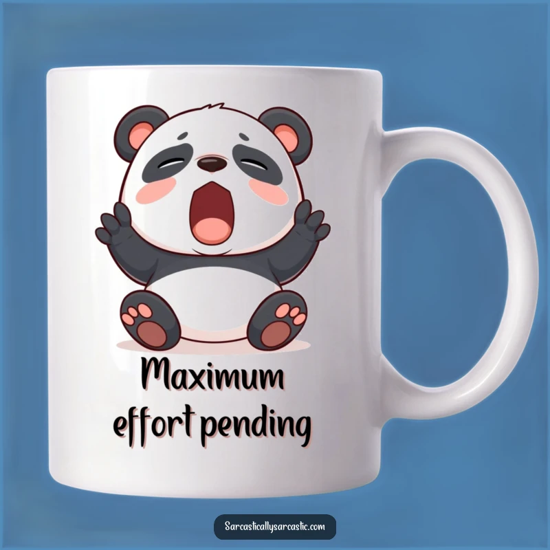 Funny Panda Yawning Mug: The Ultimate Relatable Boredom Gift for Coffee Lovers