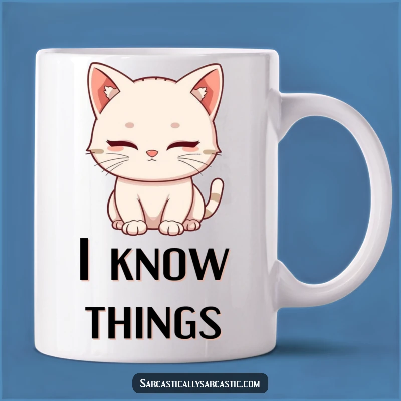 Funny Kawaii Cat Blink Mug: The Ultimate Funny Gift for Cat Lovers