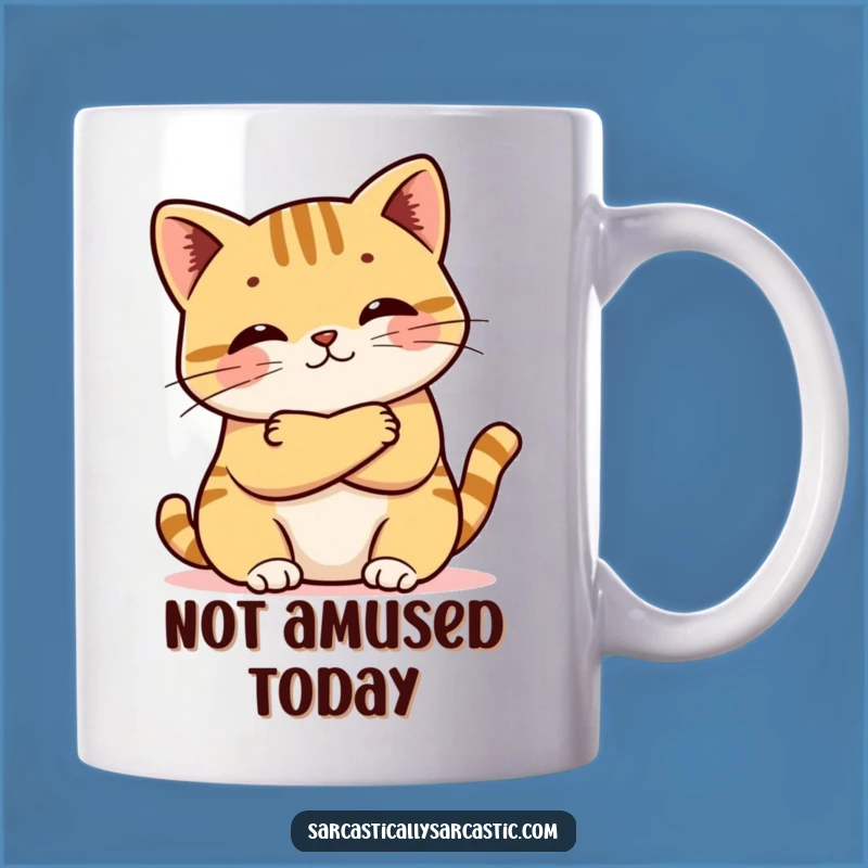 Funny Kawaii Cat Pout Mug: The Ultimate Grumpy Gift for Cat Fans
