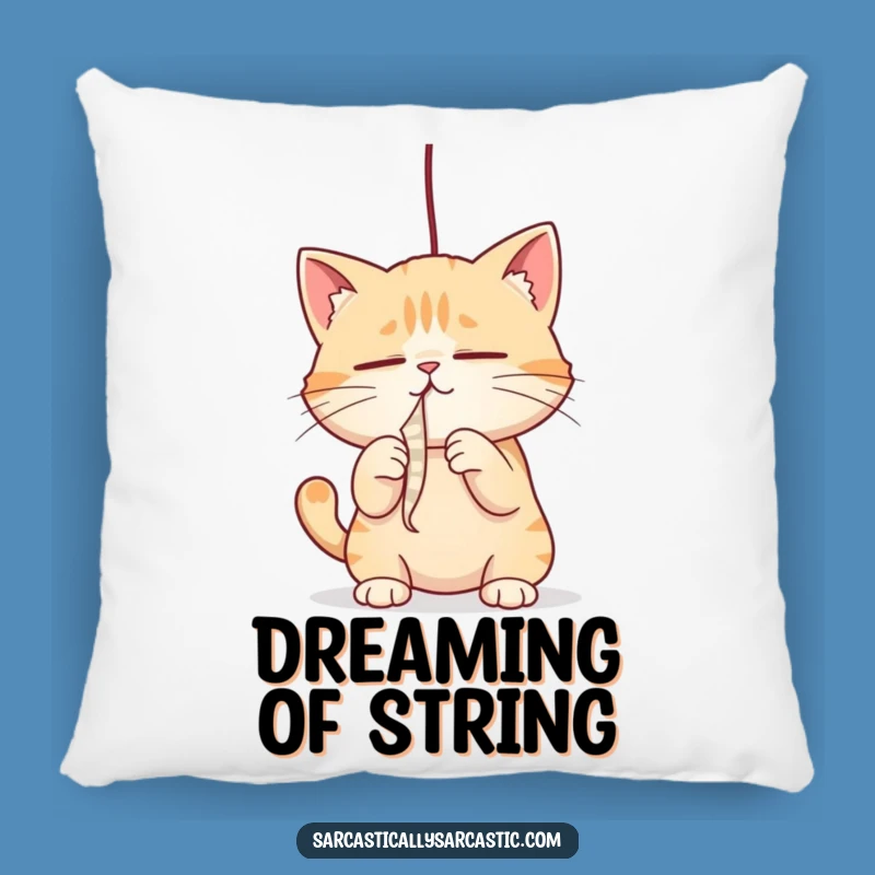 Funny Cat Pillow: Cozy String Batting Comfort, Perfect Funny Gift for Cat Naps