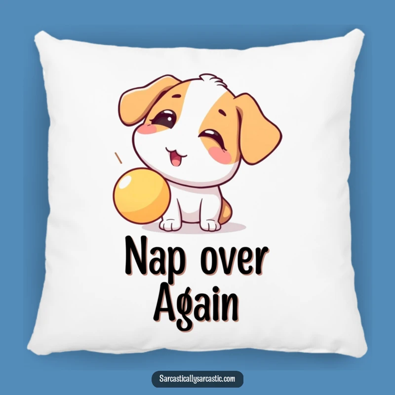 Funny Dog Eye Roll Pillow - Cozy Playful Pup Cushion for Dog Lovers