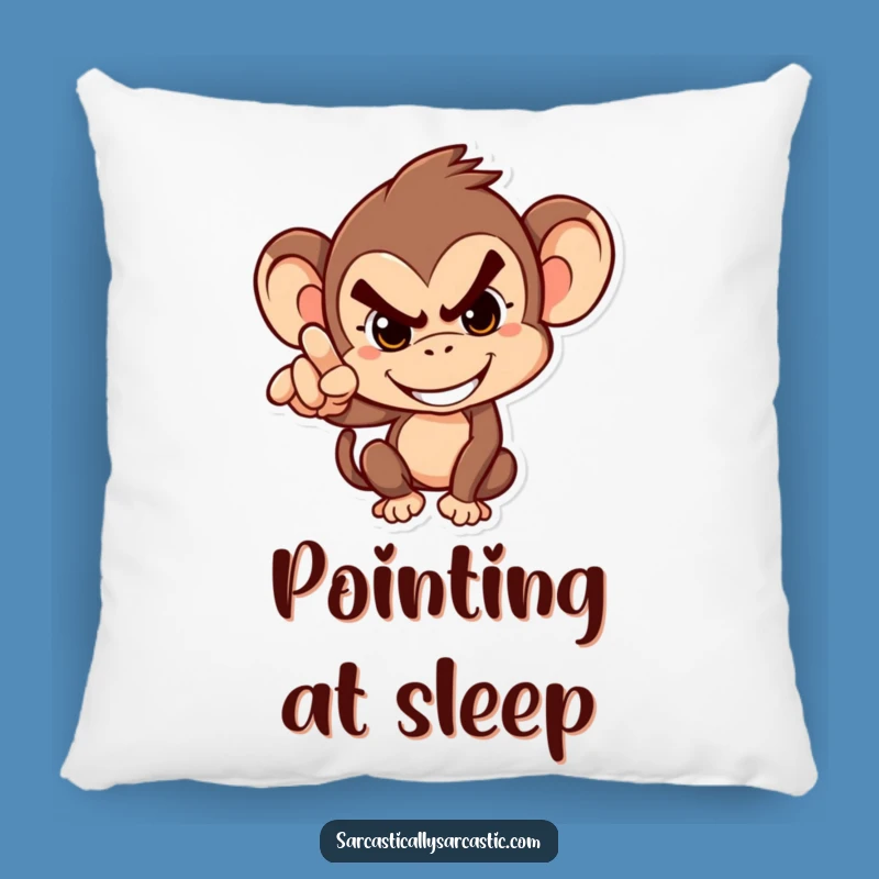 Funny Monkey Pillow: Cozy & Hilarious Accent for Playful Comfort
