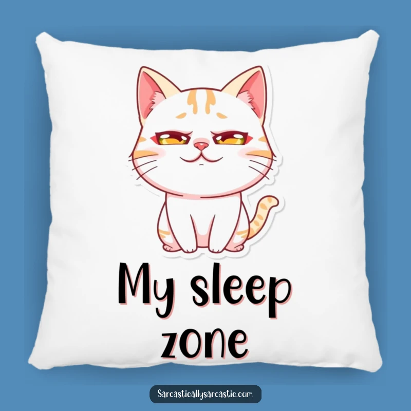 Funny Kawaii Cat Rolling Eyes Pillow - Exaggerated Expression Cushion, Cozy Gift
