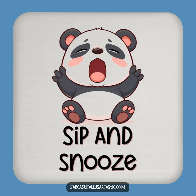 Funny Panda Coaster: Protect Your Surfaces with This Hilarious Boredom Art