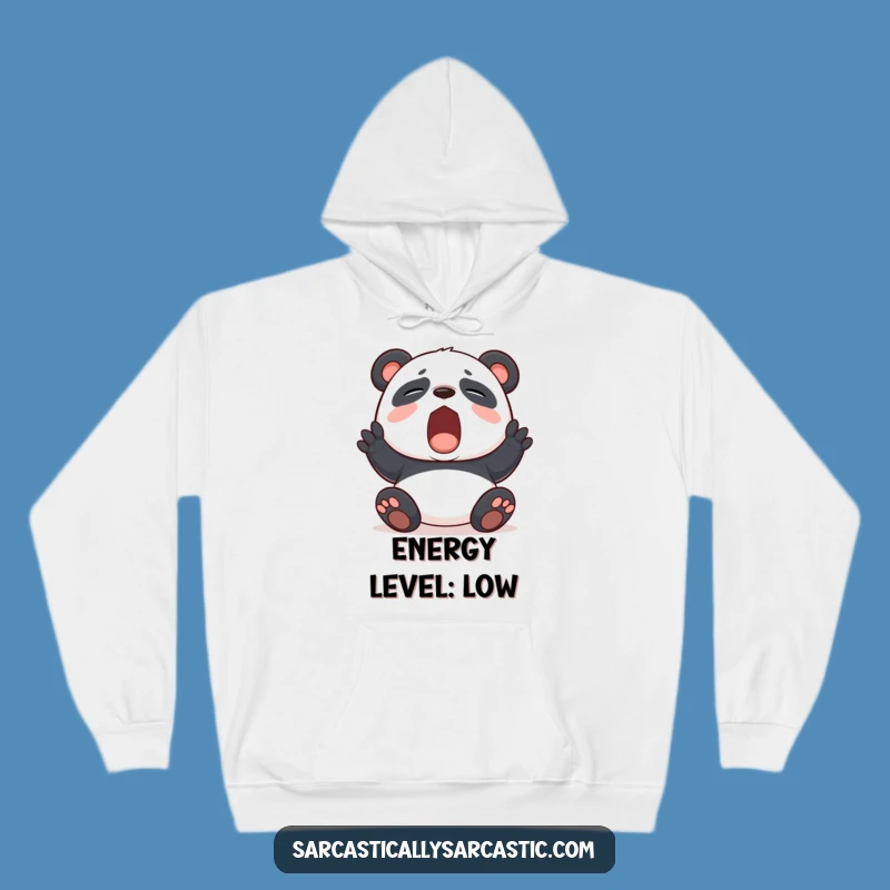 Snuggle up and embrace the ultimate cozy vibe with this funny panda hoodie. It’s perfect for days when you just can’t.