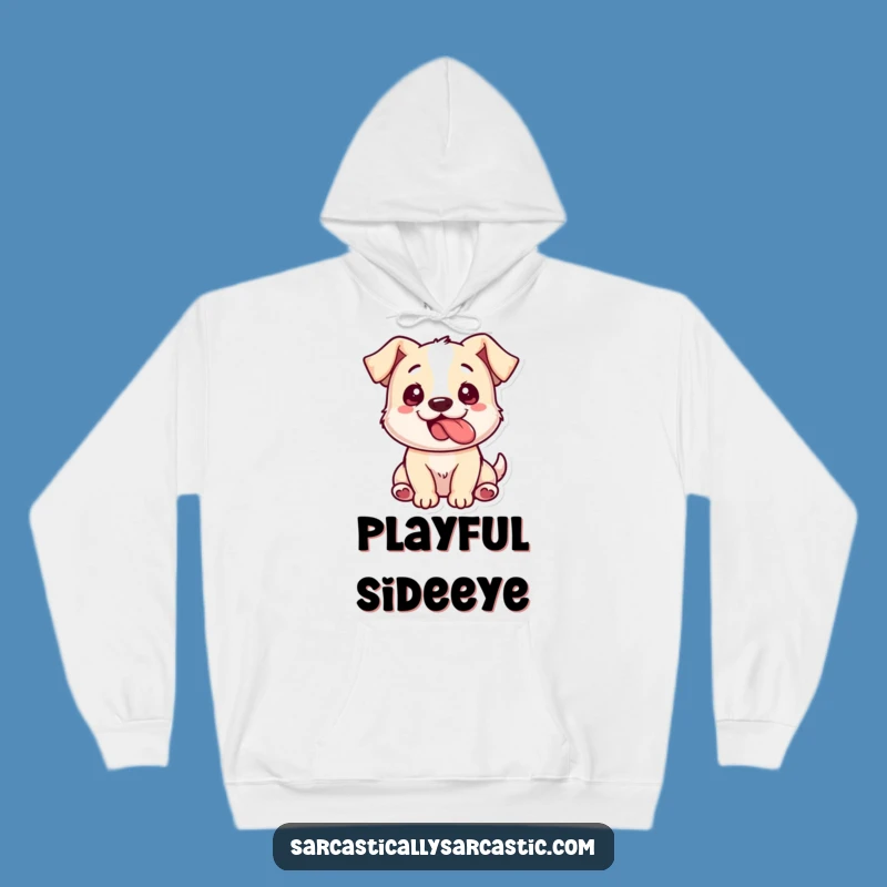 Funny Dog Tongue Out Hoodie: Cozy Playful Pup's Graphic Hoodie