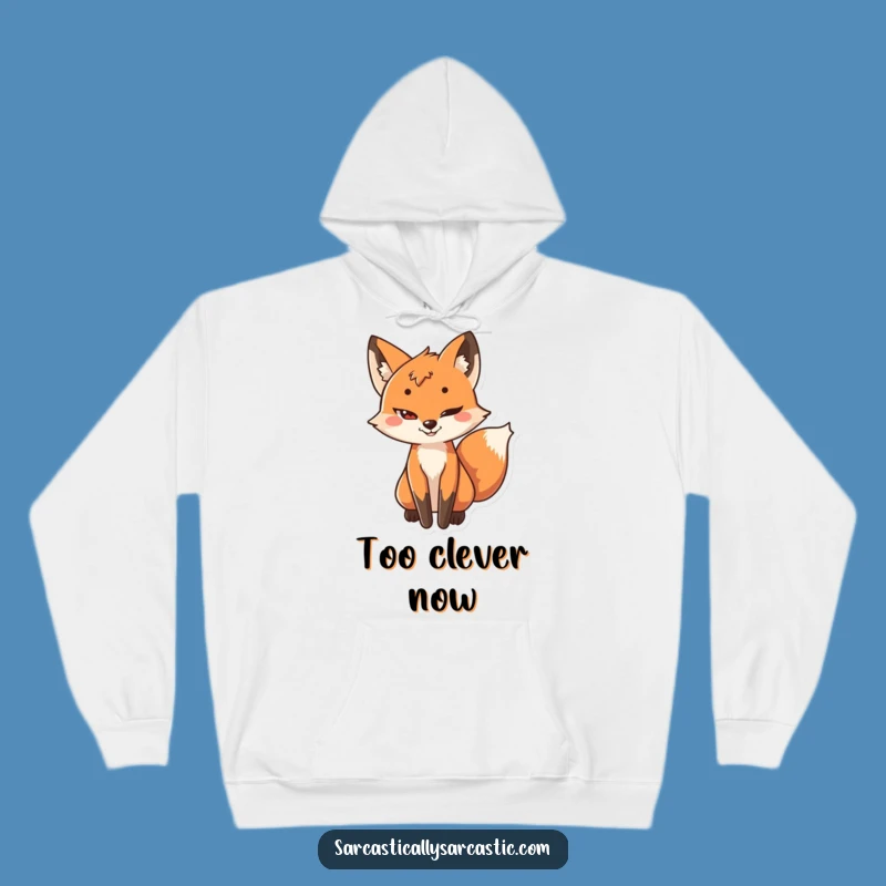 Funny Sly Fox Hoodie: Cozy Character's Cunning, a Perfect Funny Gift