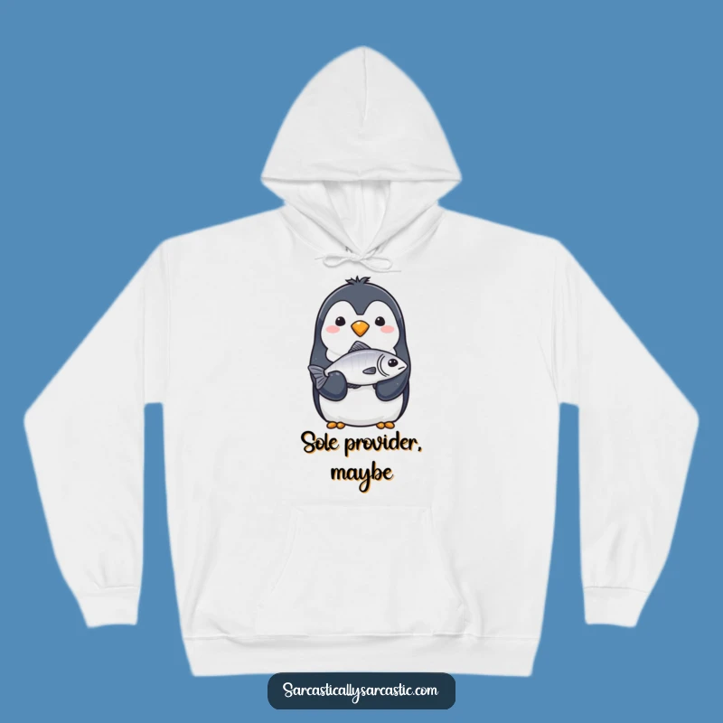 Funny Penguin Fish Hoodie: Cozy Comfort, Cooler Humor