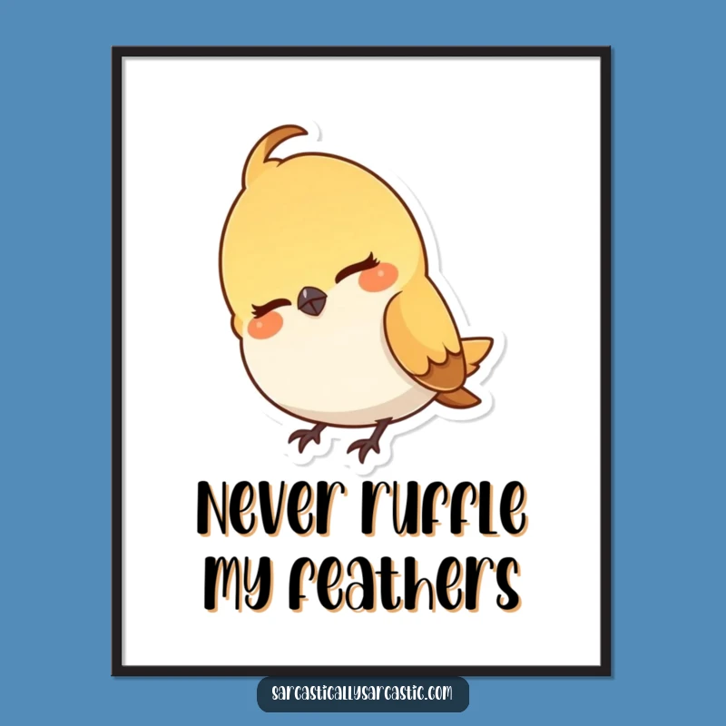 Funny Free Printable Bird Wall Art: Quirky Downloadable Art for a Laugh