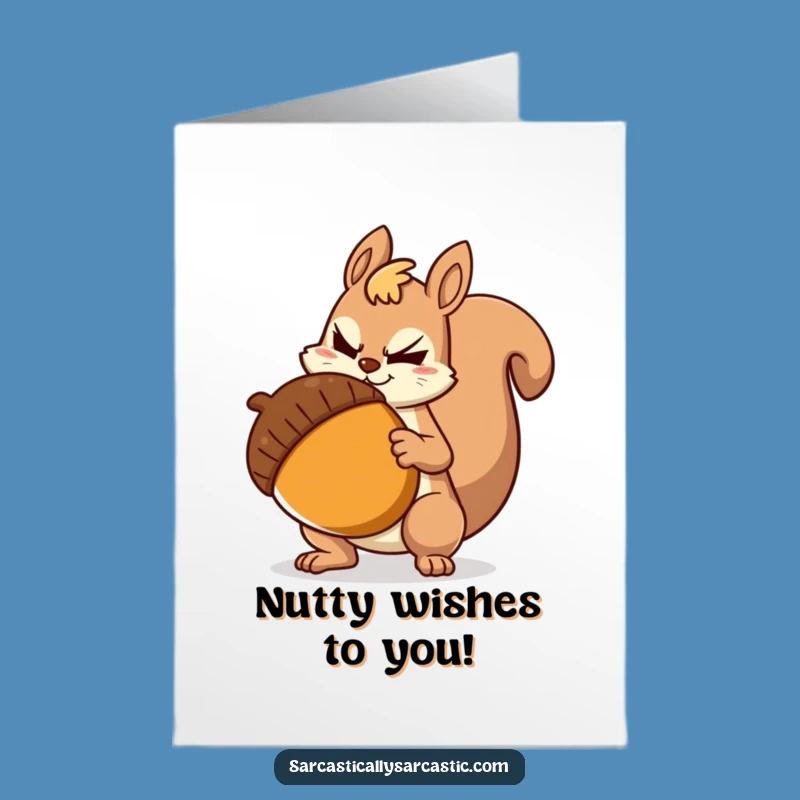 Wish them a nutty birthday! This free printable card is easy to print at home for a laugh.