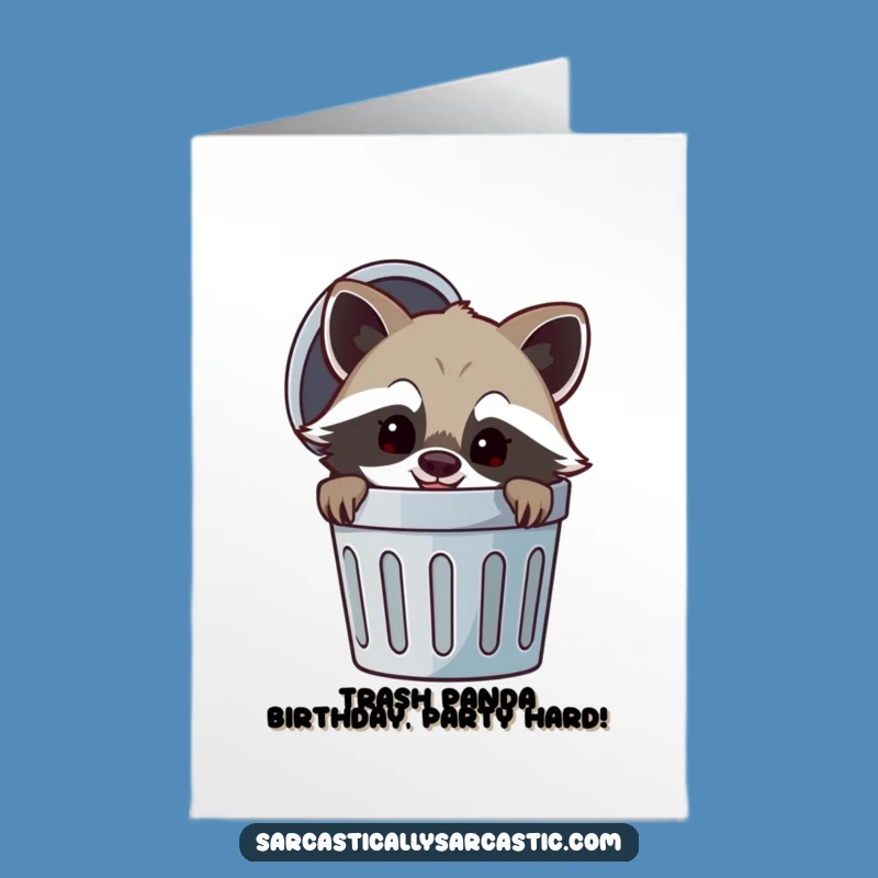 Wish them a 'trash-tastic' birthday with this Free Printable raccoon card. Print at home for a cheeky surprise.