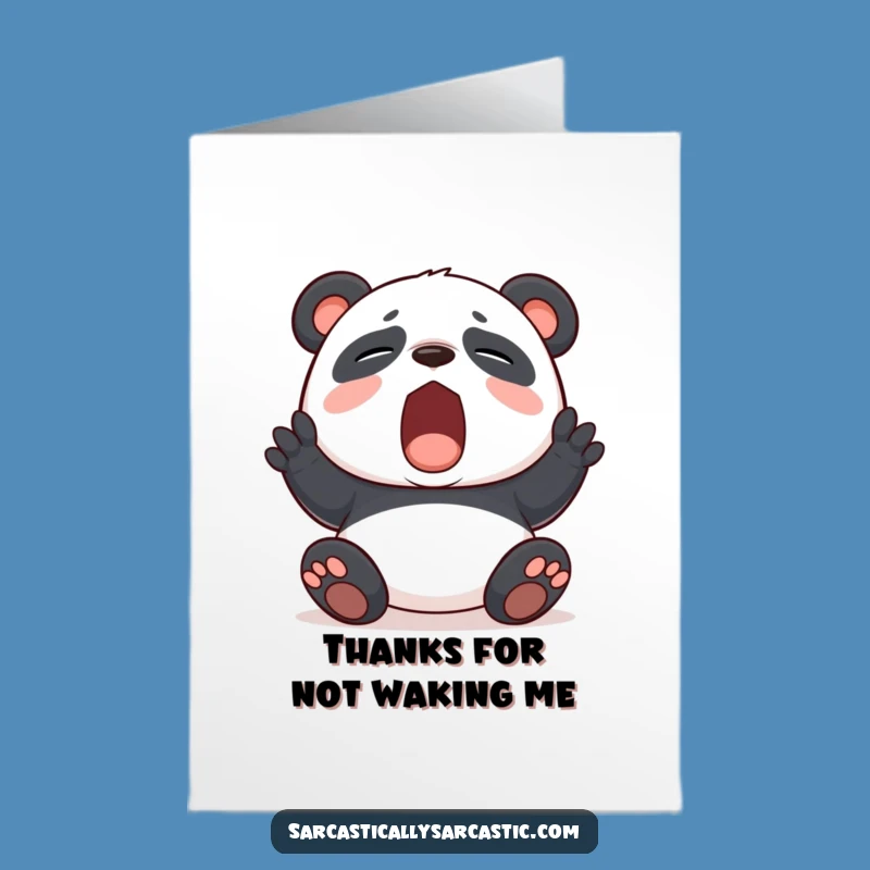 Free Printable Thank You Card: Bored Panda Expresses Gratitude Hilariously