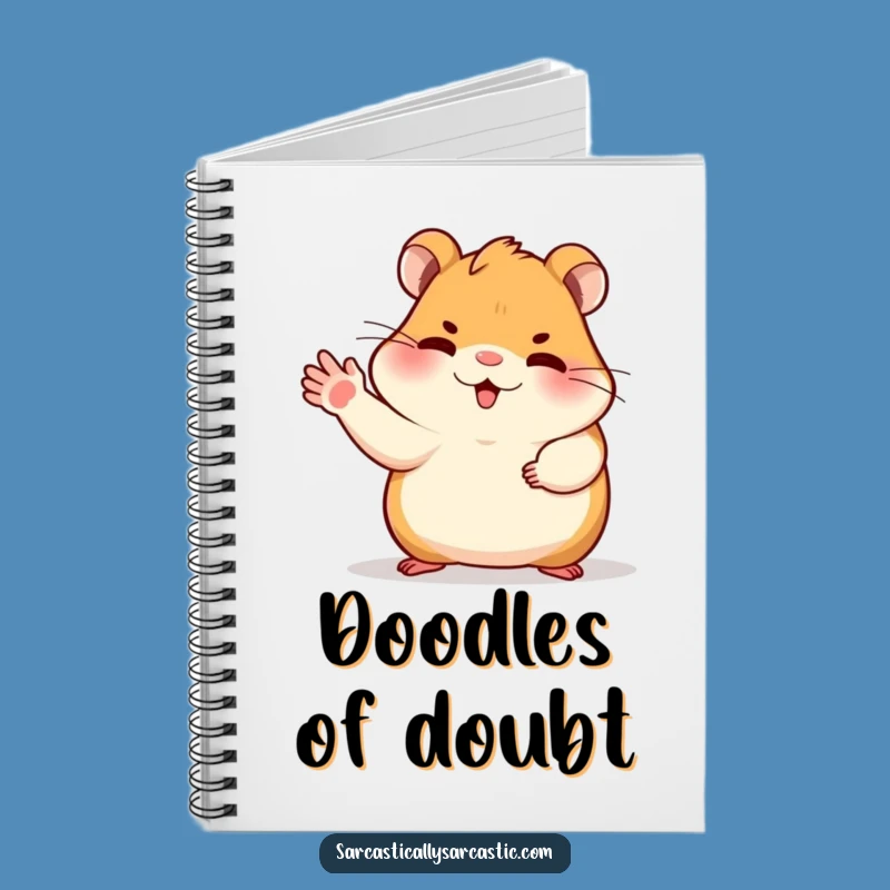 Funny Dismissive Hamster Notebook - Sassy Journal, Perfect Funny Gift