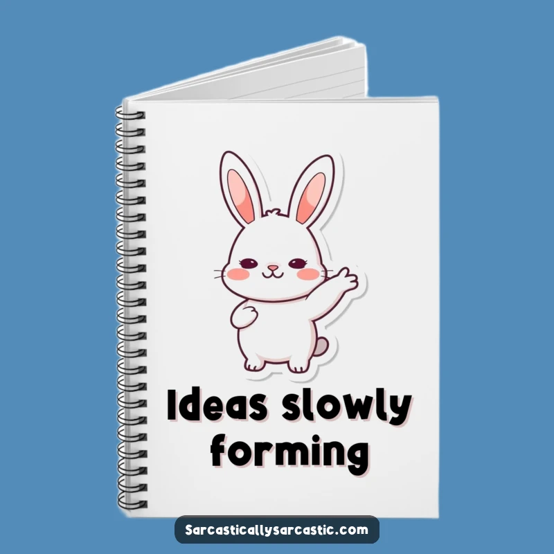 Funny Rabbit Nod Notebook: Kawaii Character Pages, Ideal Funny Gift!