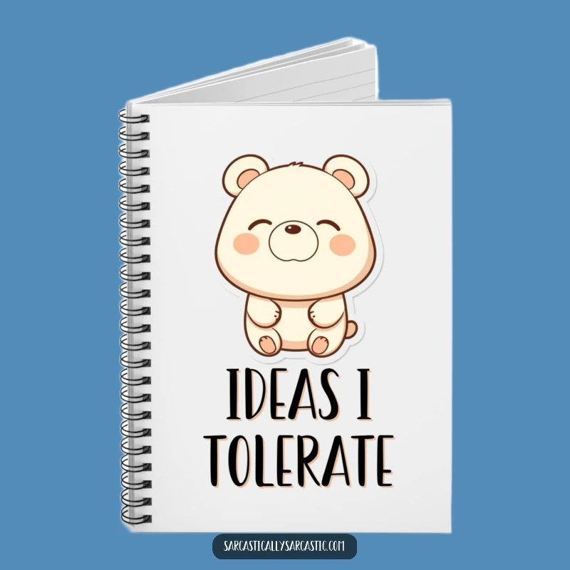 Funny Bear Eye-Roll Notebook: Hilarious Gift for Expressive Writers