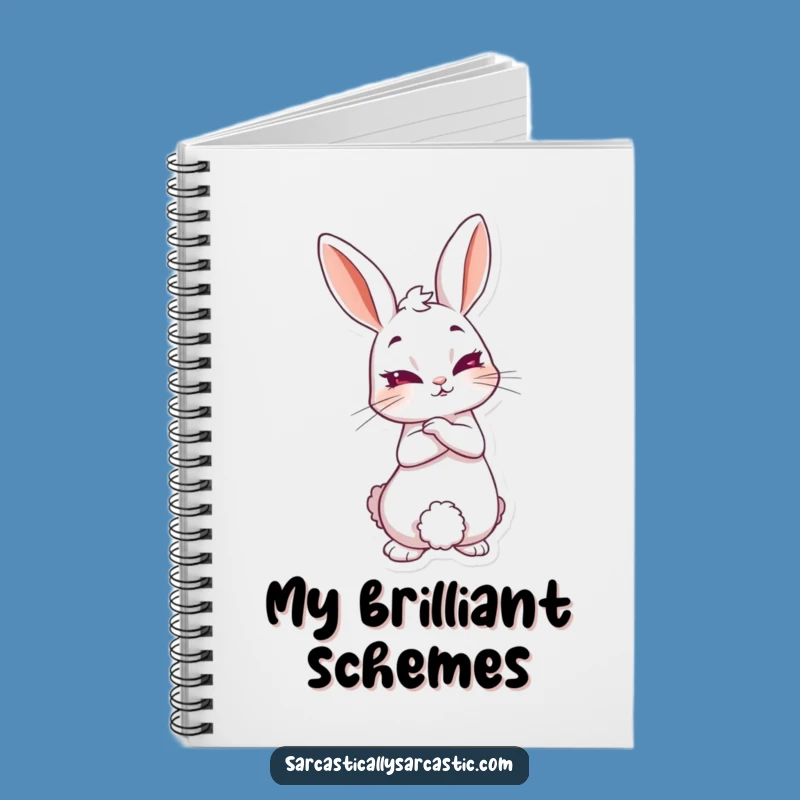 Funny Knowing Rabbit Notebook - Sly Journal, Perfect Funny Gift