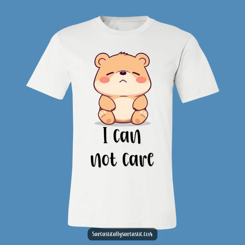 Funny Bear Shrug Tee - Unleash Your Inner Grumpy Bear