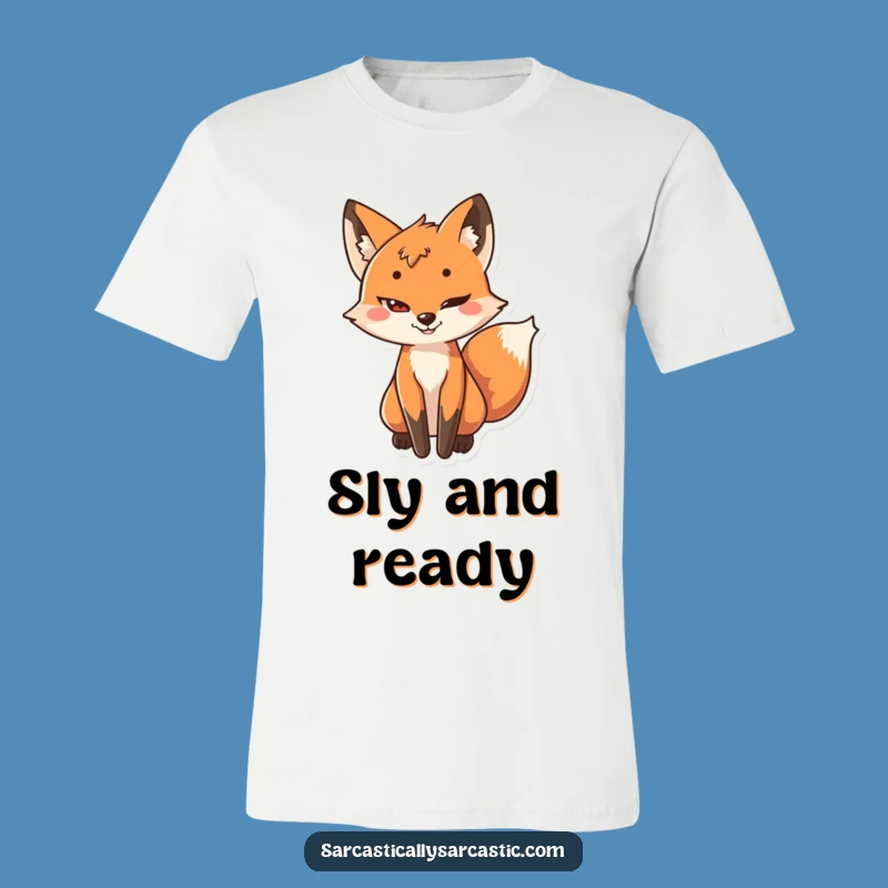 Funny Sly Fox T-Shirt: Witty Character's Style, an Ideal Funny Gift