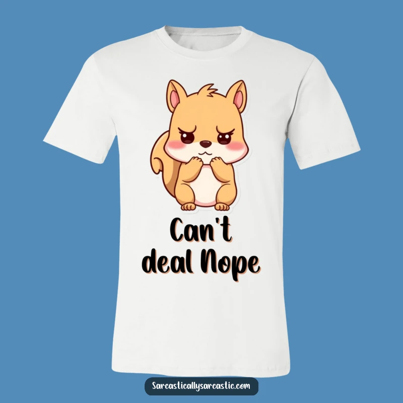 Funny Unimpressed Squirrel T-Shirt - Kawaii Squirrel Humor, Great Gift for Anyone
