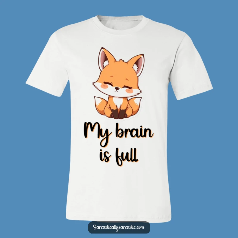 Funny Kawaii Fox T-Shirt: Amused Head Tilt Tee, The Ultimate Funny Gift for Animal Lovers