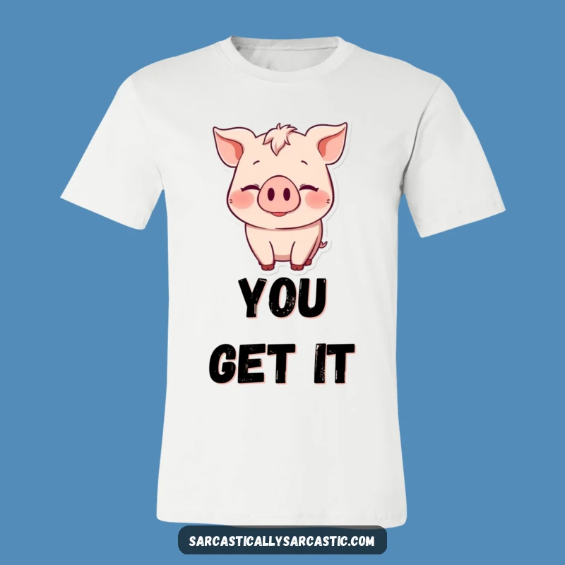Funny Knowing Pig T-Shirt: Hilarious Tee for the Secret Keepers