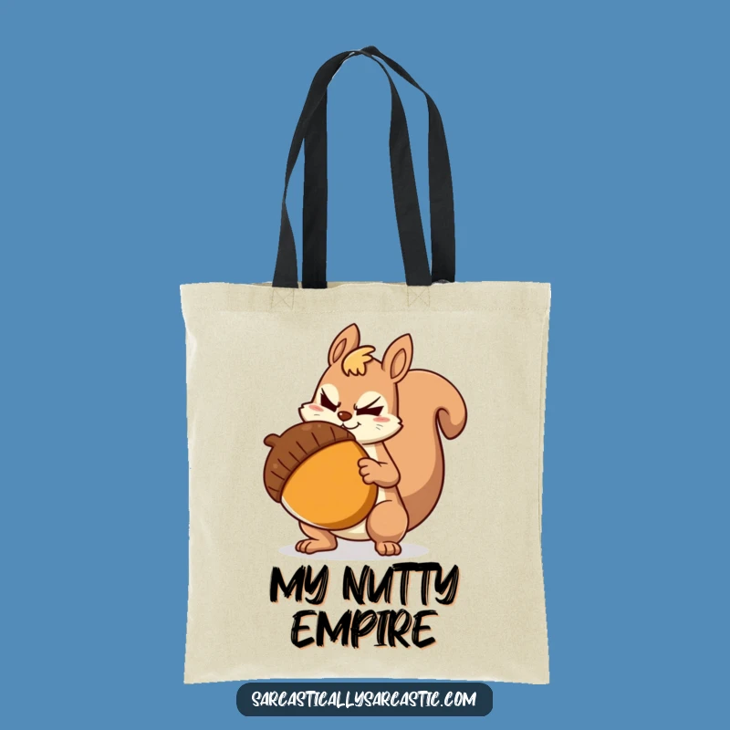 Funny Sarcastic Squirrel Tote Bag: Hilarious & Practical for Your Haul